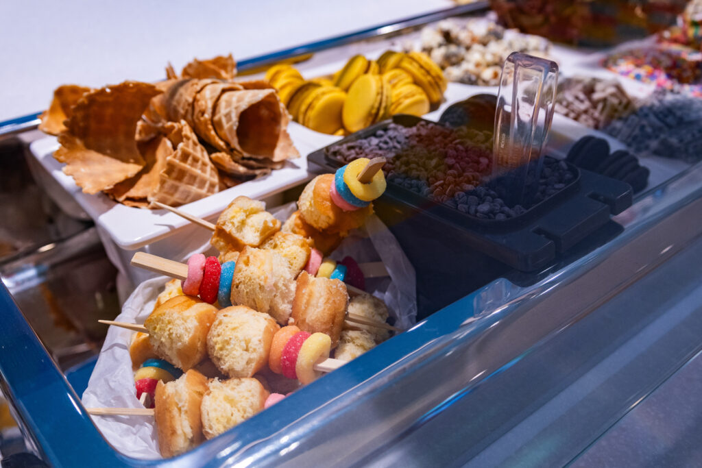 Desserted Milkshake Bar toppings