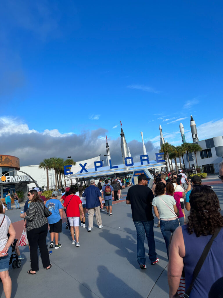 Kennedy Space Center entrance